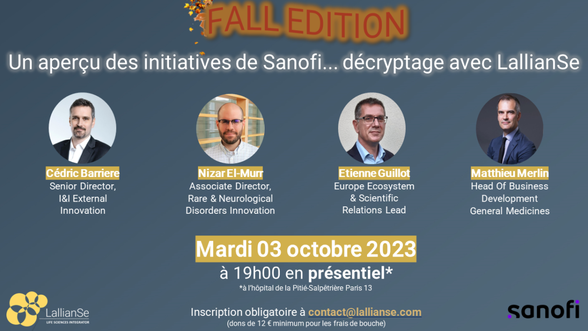 Fall edition dédiée aux initiatives Sanofi